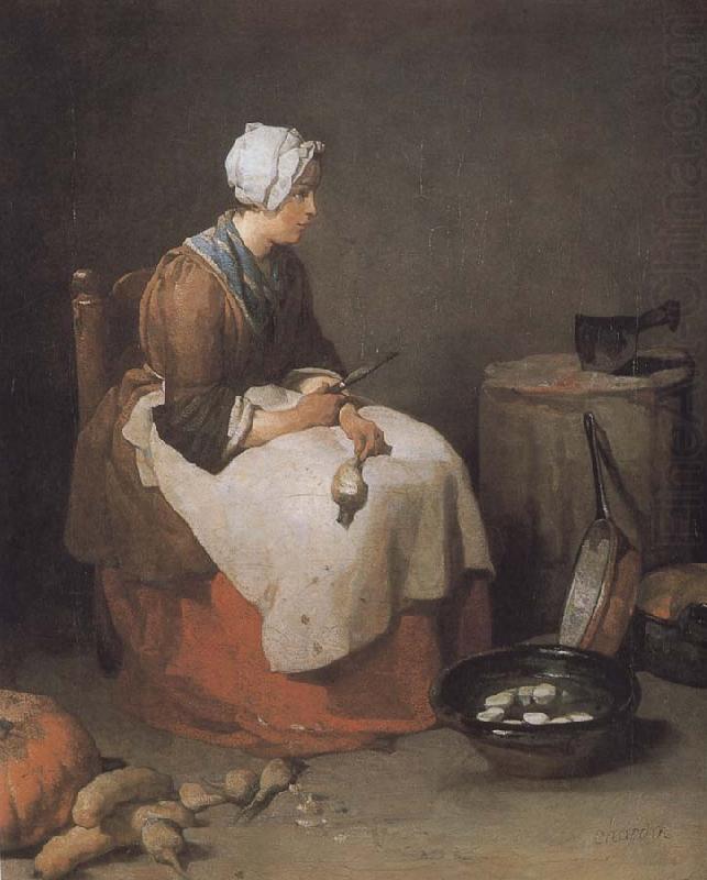 Jean Baptiste Simeon Chardin Exhausted radish skin s mother china oil painting image